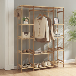 Porte-manteau en bambou