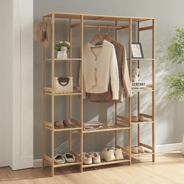 Porte-manteau en bambou