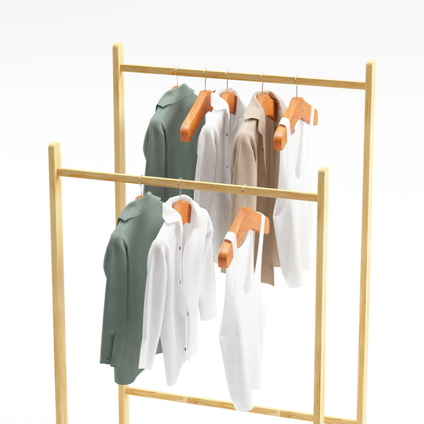 Porte-manteau 122 x 80 x 50 cm naturel
