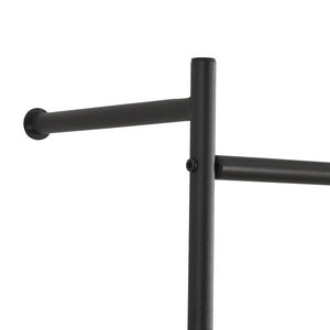 Bremanger wall coat rack 162x60x26cm black