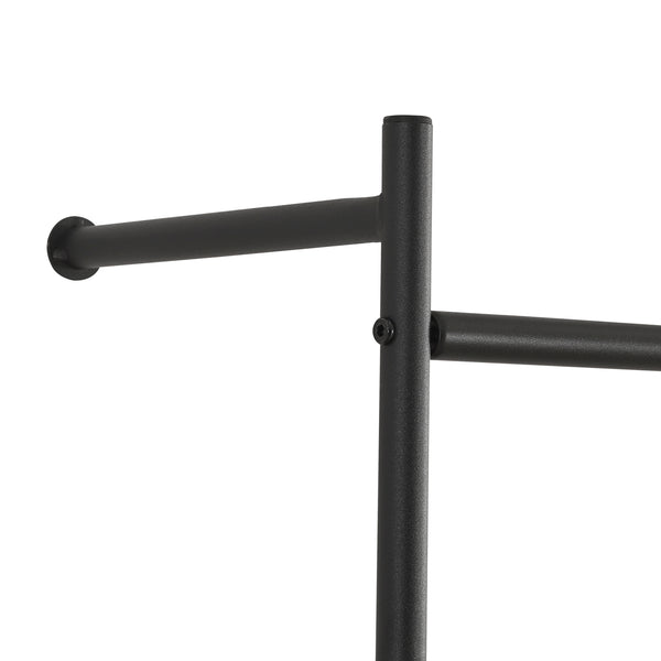 Bremanger wall coat rack 162x60x26cm black