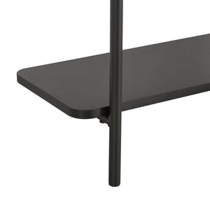 Bremanger wall coat rack 162x60x26cm black