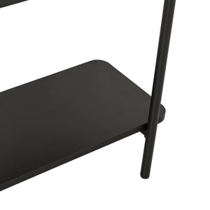 Bremanger wall coat rack 162x60x26cm black