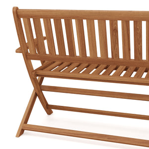 Gartenbank Holz ODAN 118 cm