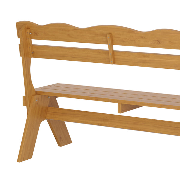 Gartenbank Holz ROWENA 150 cm