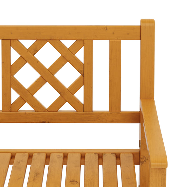 Gartenbank Holz WISTERIA klappbar 121 cm