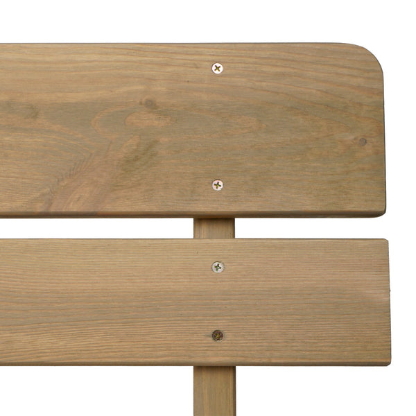 Gartenbank Holzbank Gastro-Qualität Massiv-Holz 148cm natur