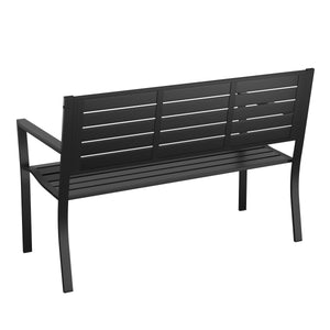Gartenbank MARLENE 127 cm schwarz