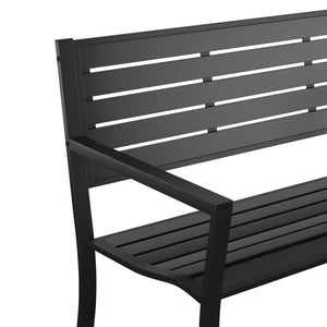 Gartenbank MARLENE 127 cm schwarz