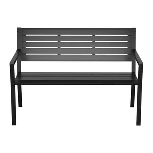 Gartenbank MARLENE 127 cm schwarz