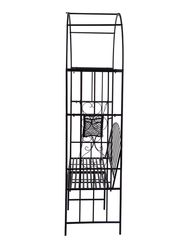 Gartenbank Rosenbogen 115 x 51 x 206 cm