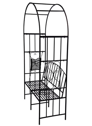 Gartenbank Rosenbogen 115 x 51 x 206 cm