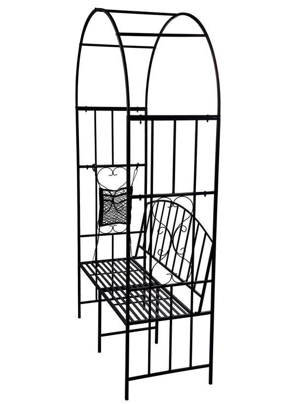 Gartenbank Rosenbogen 115 x 51 x 206 cm