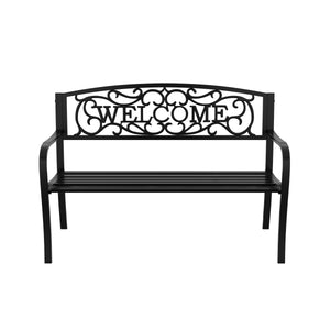 Gartenbank ZLATA 127 cm schwarz
