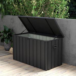 Gartenbox 450L Kissenbox Metall 125x61x70cm Aufbewahrungsbox
