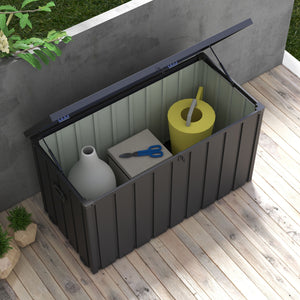 Gartenbox 450L Kissenbox Metall 125x61x70cm Aufbewahrungsbox
