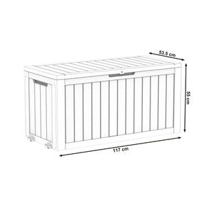Gartenbox ZINO 117 x 54 x 55 cm schwarz
