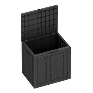 Gartenbox ZINO 56 x 44 x 53 cm schwarz