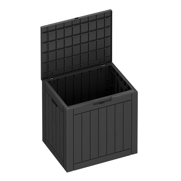 Gartenbox ZINO 56 x 44 x 53 cm schwarz