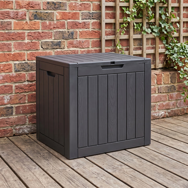 Gartenbox ZINO 56 x 44 x 53 cm schwarz
