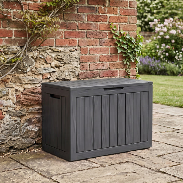 Gartenbox ZINO 78 x 44 x 56 cm schwarz