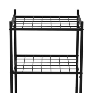 Gartengeräte Organizer Metall WEK 42 x 30 x 75 cm schwarz