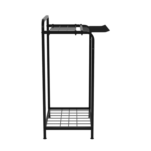 Gartengeräte Organizer Metall WES 43 x 31 x 73 cm schwarz