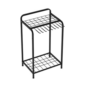 Gartengeräte Organizer Metall WES 43 x 31 x 73 cm schwarz