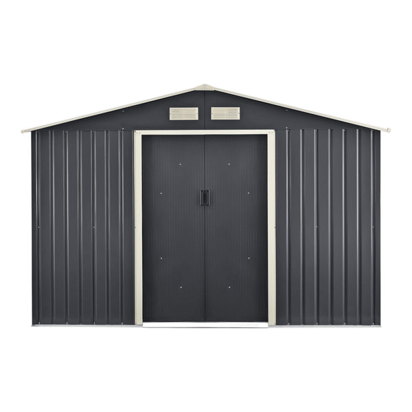 Gartenhaus 277x319x192cm Stahlblech mit Satteldach