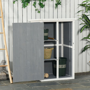 Gartenhaus Gerätehaus mit Regalböden 75x56x115cm