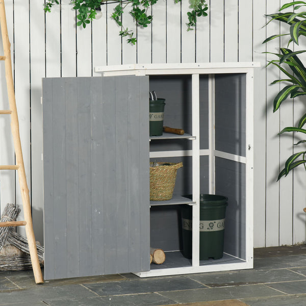 Gartenhaus Gerätehaus mit Regalböden 75x56x115cm