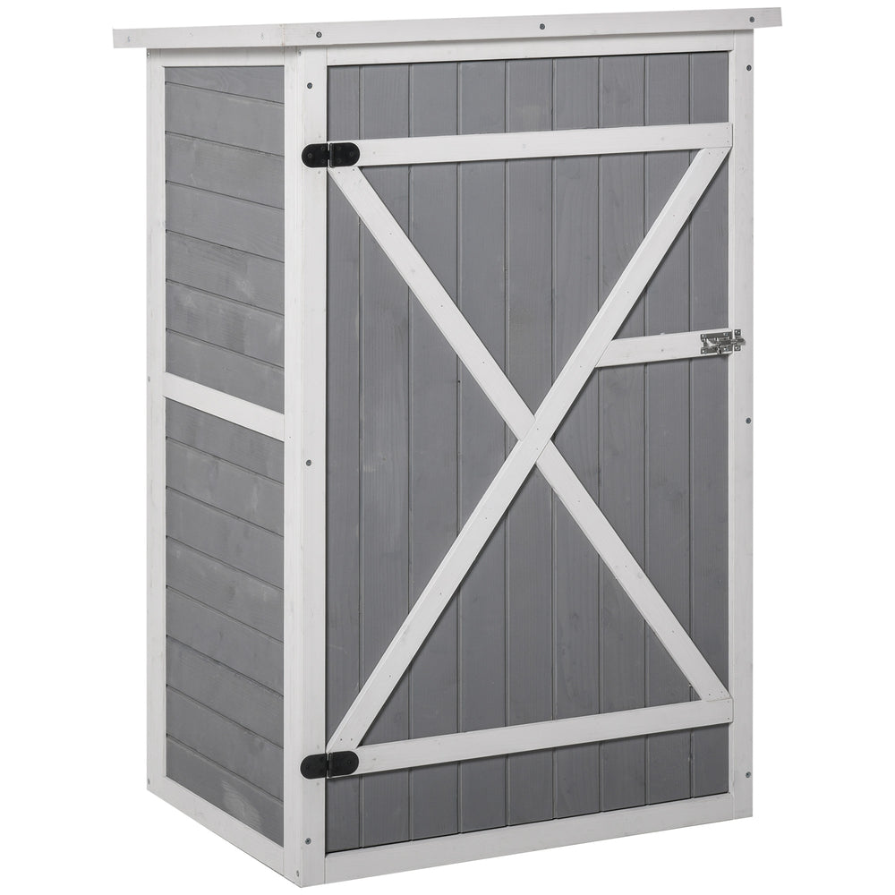 Casetta da giardino/attrezzi con ripiani 75x56x115cm