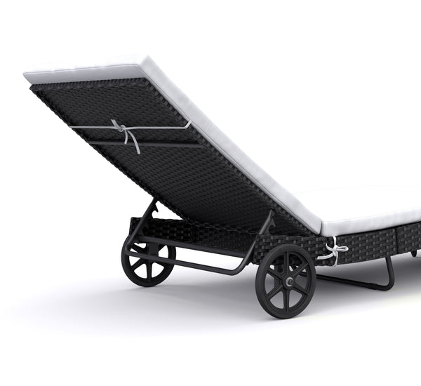 Gartenliege LAVI schwarz