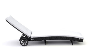 Gartenliege LAVI schwarz
