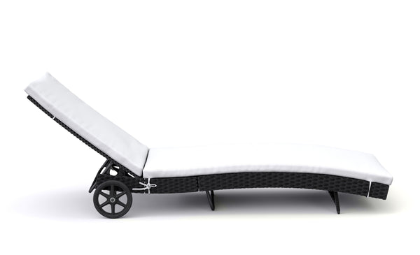 Gartenliege LAVI schwarz
