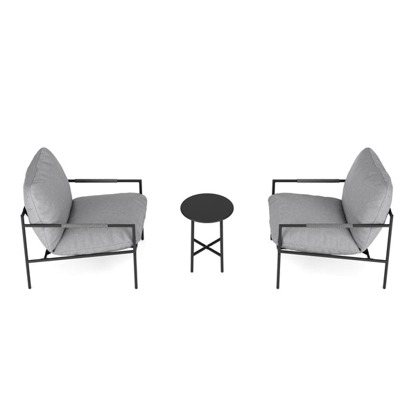 Gartenmöbel Set KOEN grau
