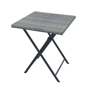 Gartenmöbel LAGO Set Rattan grau