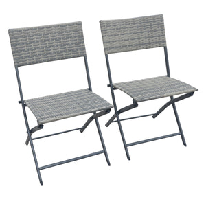 Gartenmöbel LAGO Set Rattan grau