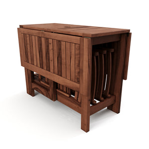 Gartenmöbel Set aus Holz MALAGA