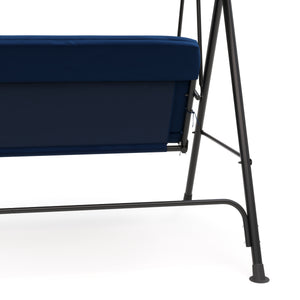 Mobilier de jardin balançoire Hollywood, bleue
