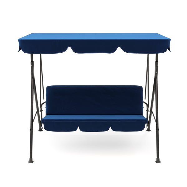 Mobilier de jardin balançoire Hollywood, bleue