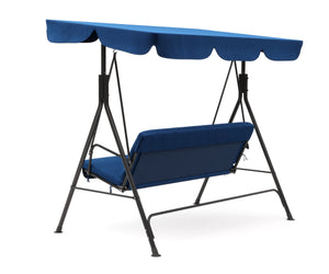 Mobilier de jardin balançoire Hollywood, bleue