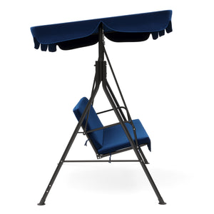 Mobilier de jardin balançoire Hollywood, bleue