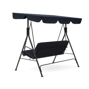 Mobilier de jardin, balancelle Hollywood, noire