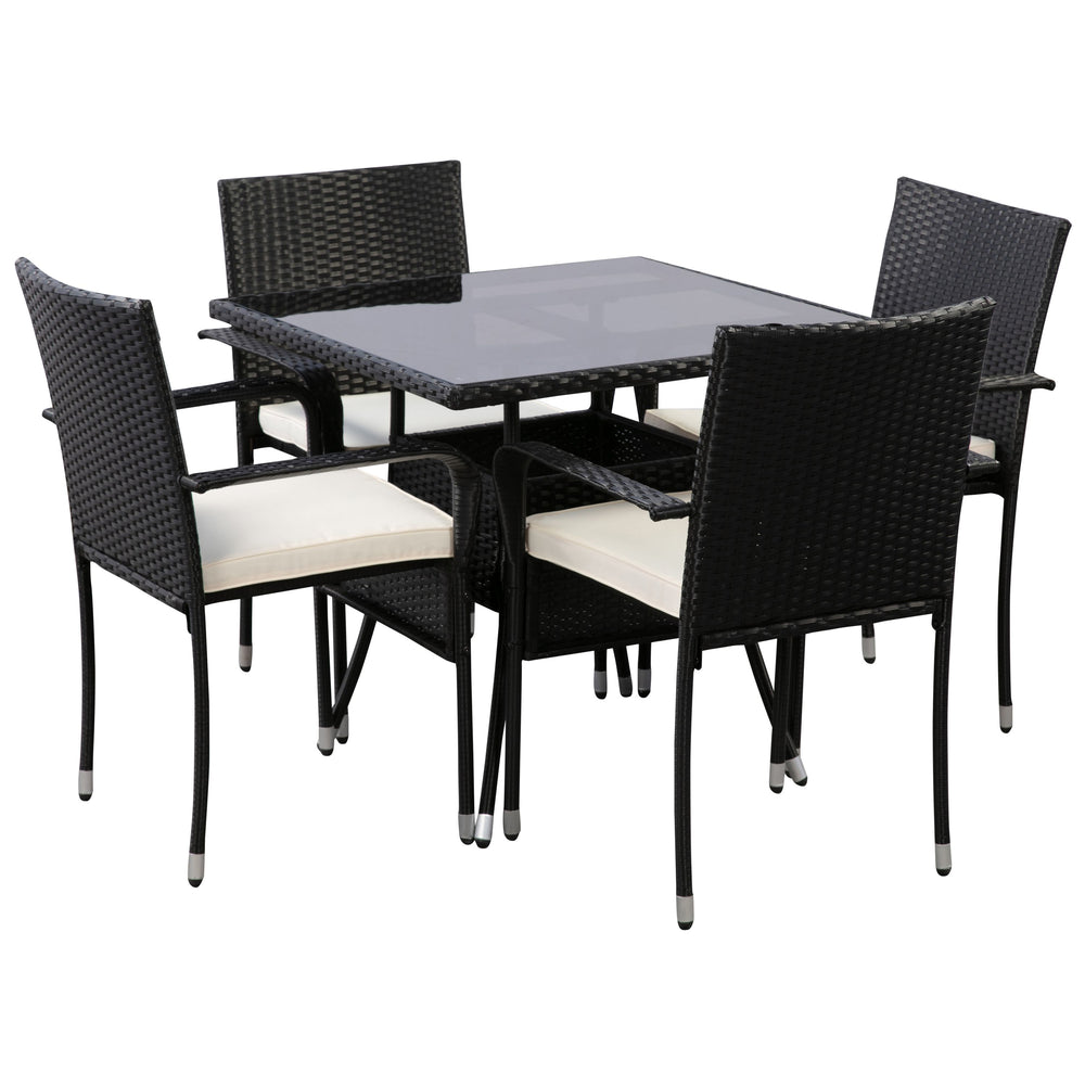 Ensemble de jardin ANCONA, noir