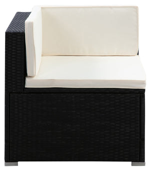 Rattanlounge COLOMBO schwarz