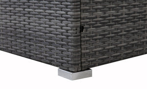 Rattanlounge FARO grau