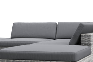 Rattan Lounge TEXAS grau