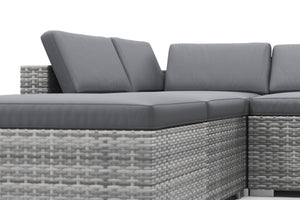 Rattan Lounge TEXAS grau