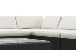 TEXAS Lounge schwarz/beige